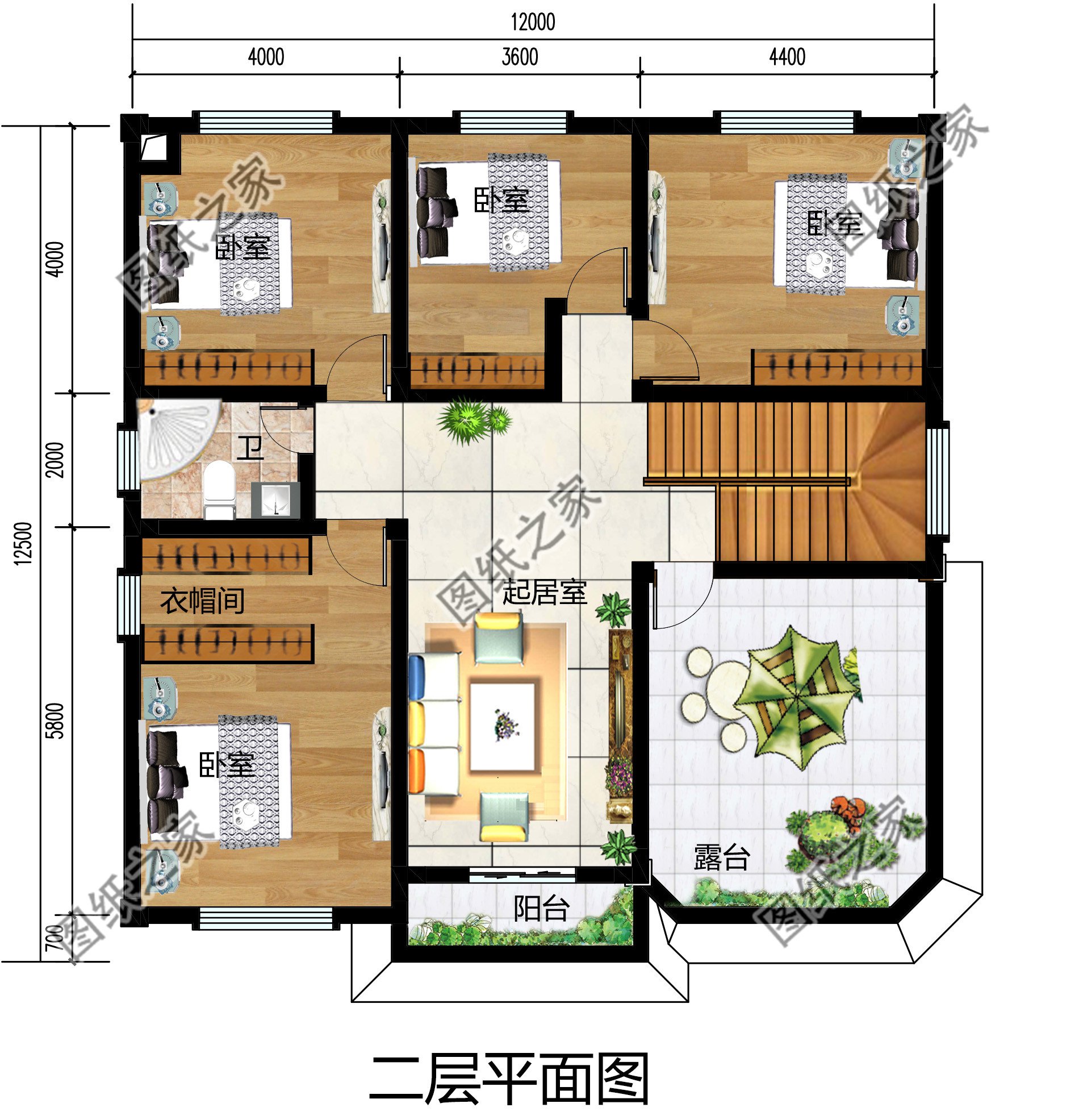 12米*12米農(nóng)村建房設(shè)計圖，經(jīng)典不過時，農(nóng)村自建房不二的選擇
