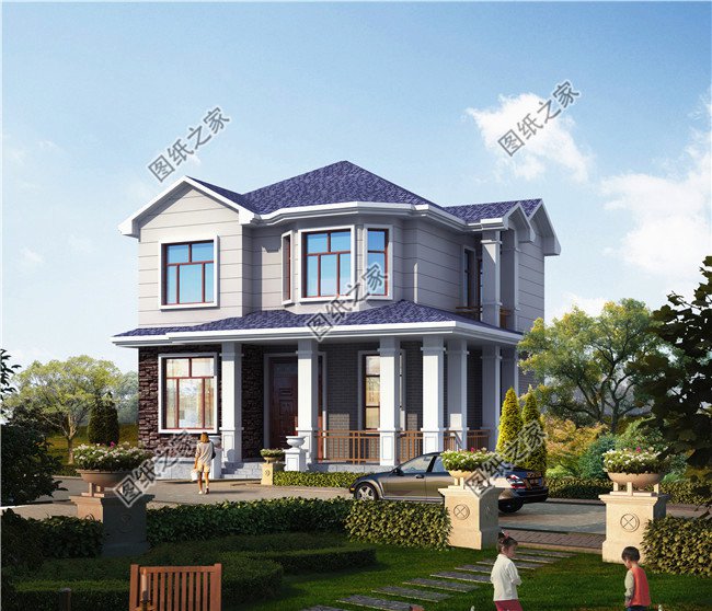 農村八十平米左右自建房圖，空間利用率高不擁擠