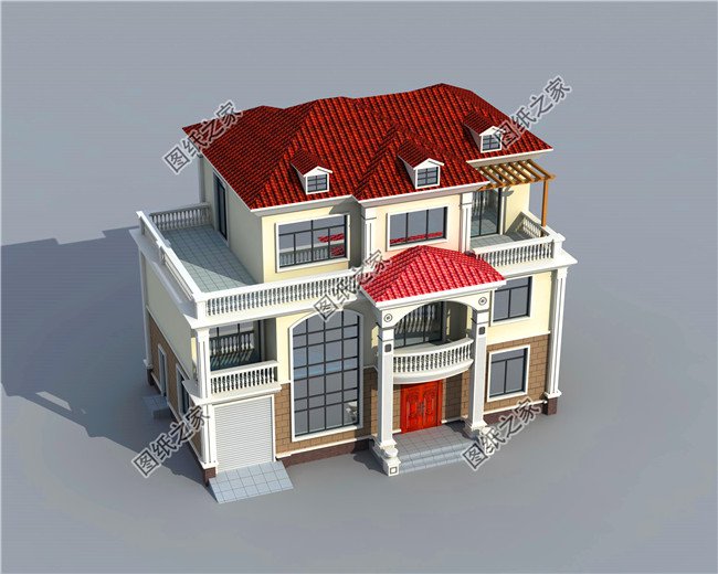 經(jīng)典的四間三層樓農(nóng)村樓房圖片，一輩子蓋一棟這樣的，值了！