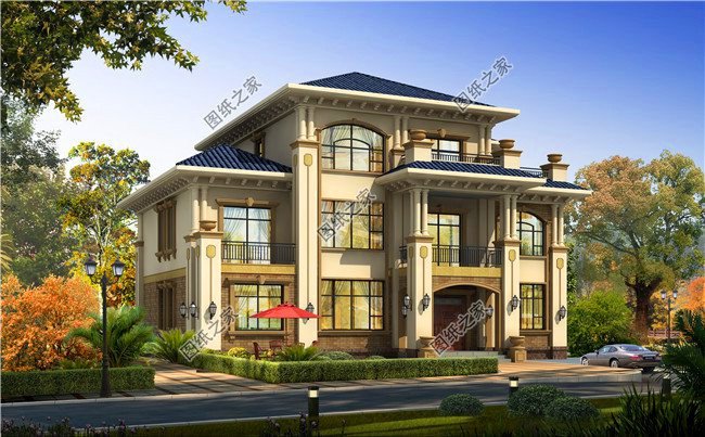 經(jīng)典的四間三層樓農(nóng)村樓房圖片，一輩子蓋一棟這樣的，值了！