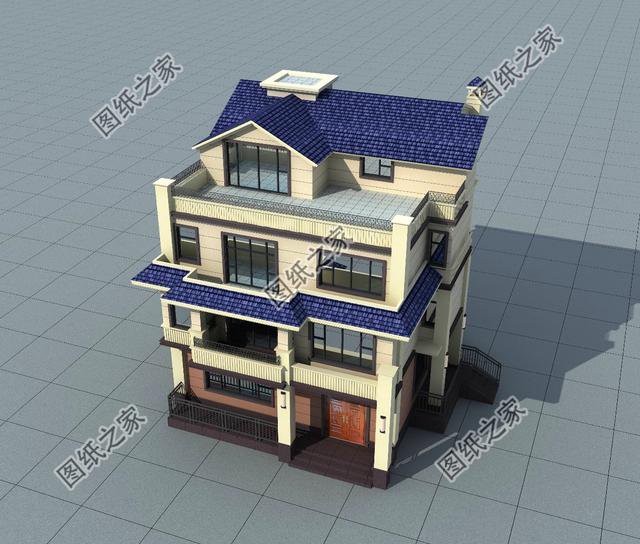 農(nóng)村簡單大氣三層半樓房圖，是近五年最好的投資