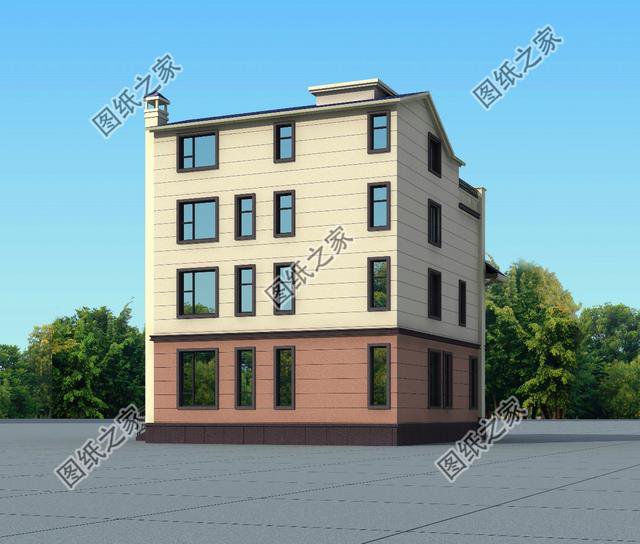 農(nóng)村簡單大氣三層半樓房圖，是近五年最好的投資