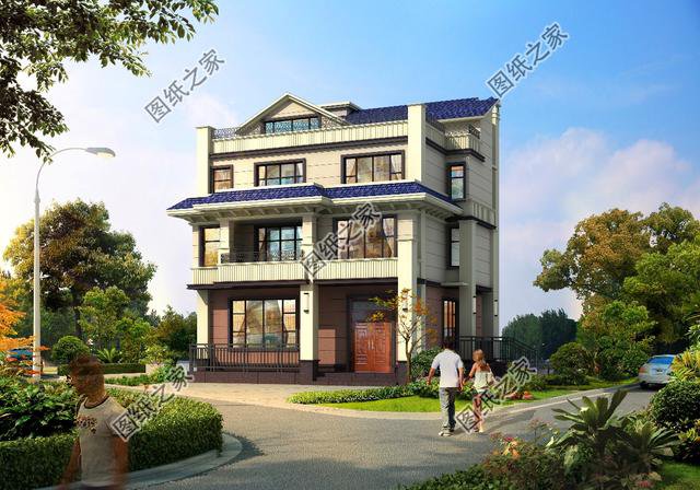 農(nóng)村簡單大氣三層半樓房圖，是近五年最好的投資