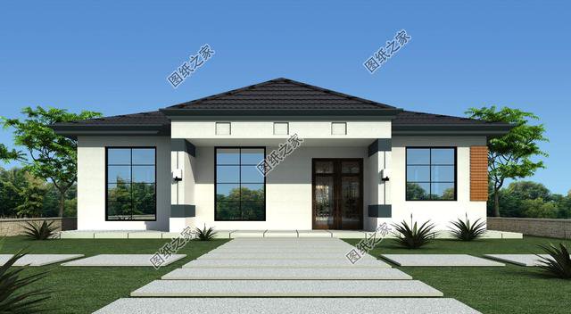 農(nóng)村4間一廳一層設(shè)計(jì)圖，小戶型也有大天地，給父母建都說好