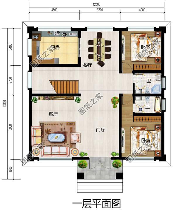 漂亮的農(nóng)村自建二層普通房，寬敞明亮，夠住也不會(huì)顯得空曠