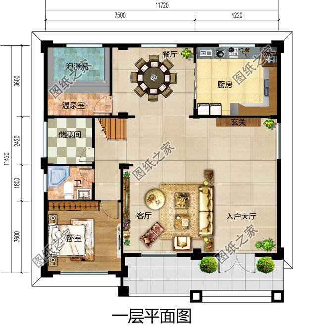 農(nóng)村建房子三層樓圖片，戶型簡單又美觀，適合全家人居住