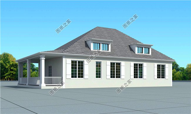 這三款現代農村一層平房圖片，各有各的特色，隨便蓋一棟村里人都羨慕