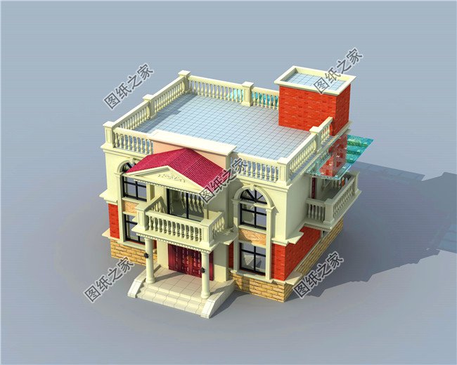 最實(shí)用農(nóng)村二層平頂設(shè)計(jì)圖，蓋完絕對(duì)不后悔，絲毫不比坡屋頂別墅差