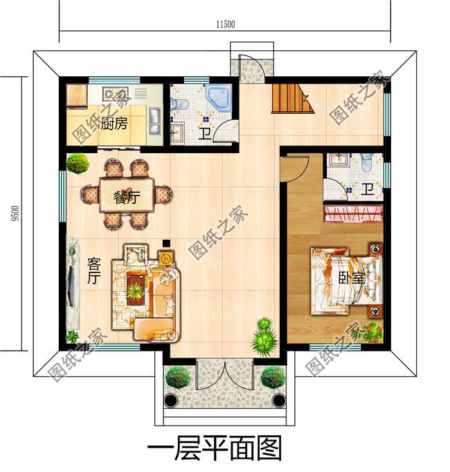 最實(shí)用農(nóng)村二層平頂設(shè)計(jì)圖，蓋完絕對(duì)不后悔，絲毫不比坡屋頂別墅差