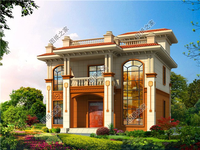 最實(shí)用農(nóng)村二層平頂設(shè)計(jì)圖，蓋完絕對(duì)不后悔，絲毫不比坡屋頂別墅差