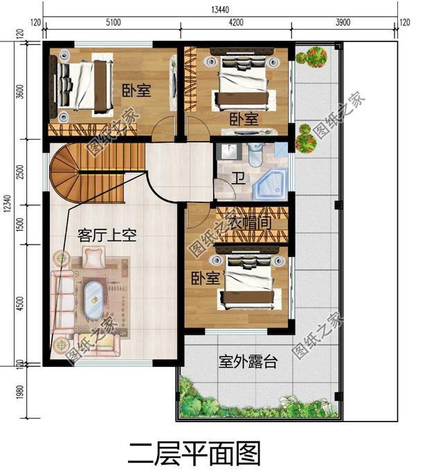 農(nóng)村簡單二層自建房，房子美觀實(shí)用，你也來建一棟吧