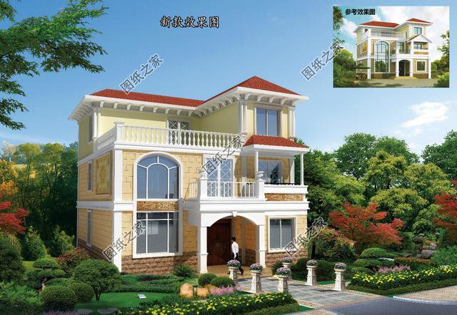 農(nóng)村三層樓房設(shè)計圖，建房是大事，可不能馬虎