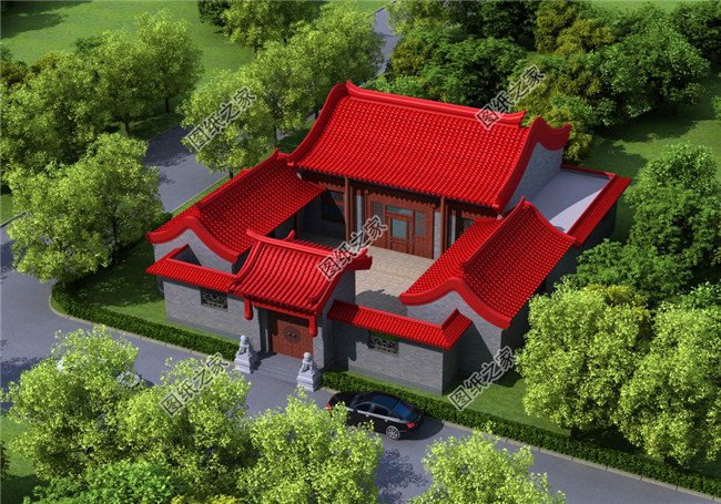 三款一層平房帶院子效果圖，有庭有院有品位，爸媽養(yǎng)老房的首選