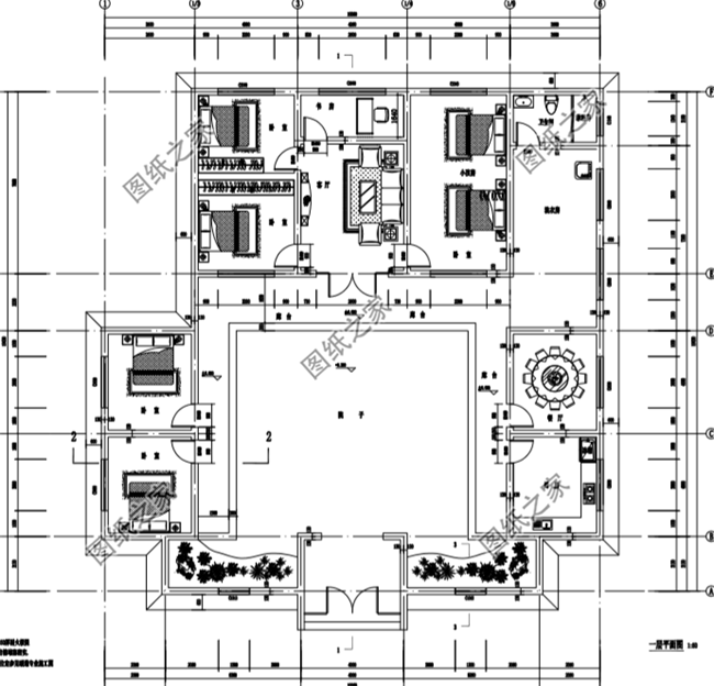 三款一層平房帶院子效果圖，有庭有院有品位，爸媽養(yǎng)老房的首選