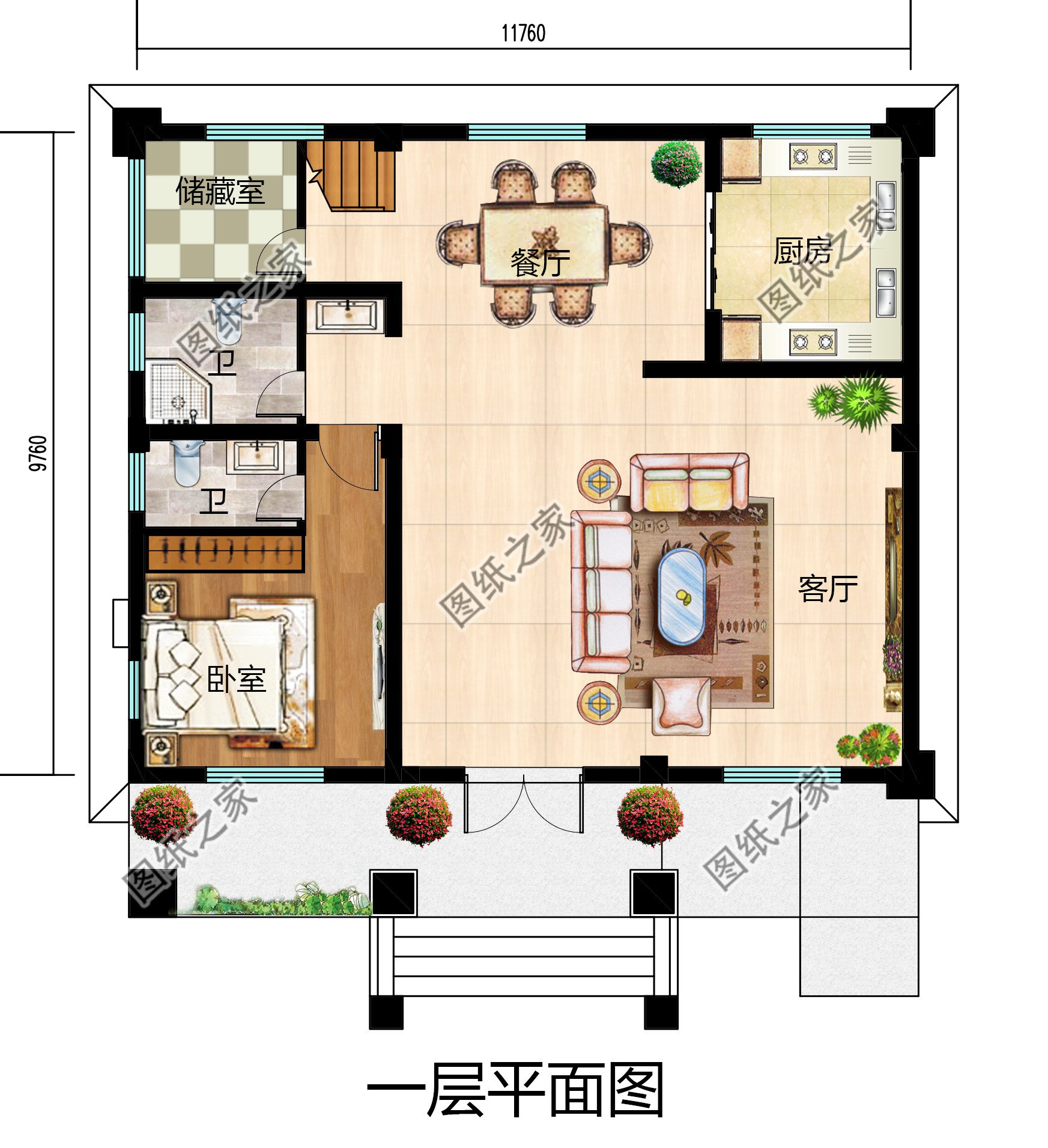 15萬元左右的農(nóng)村別墅，經(jīng)濟又劃算，含效果圖和戶型圖