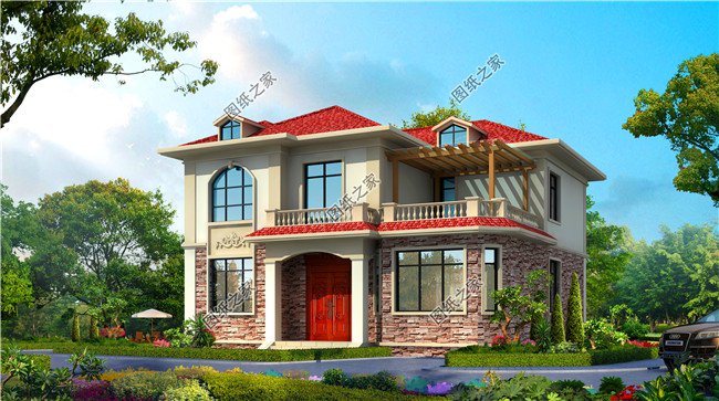 新款二層小別墅設(shè)計圖，歐式風(fēng)格，為啥第三款那么受歡迎