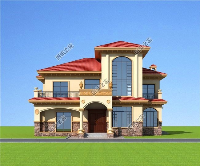 新款二層小別墅設(shè)計圖，歐式風(fēng)格，為啥第三款那么受歡迎