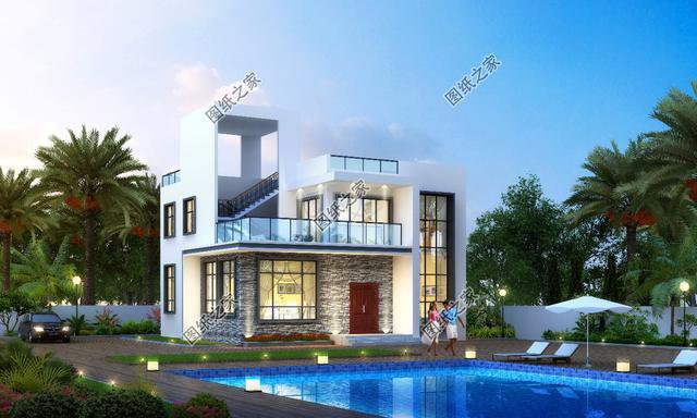 2024年新款別墅圖，造價(jià)30萬(wàn)，建不建房都看一下，蓋好全村人都來(lái)賀喜