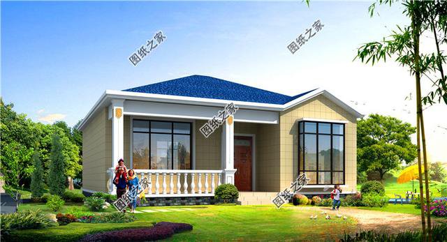 農(nóng)村三室一廳一廚一衛(wèi)平房圖，簡單實(shí)用，農(nóng)村建房就要這樣建