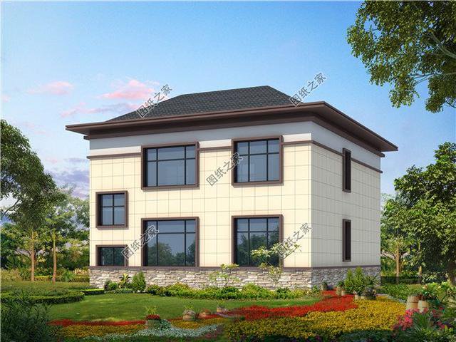 現(xiàn)代二層樓房圖片，設(shè)計(jì)合理外觀漂亮，看完后大家都爭(zhēng)著建