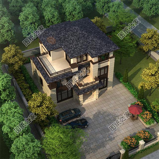 2024農(nóng)村新款中式別墅圖，古典與時尚碰撞，理想中的家