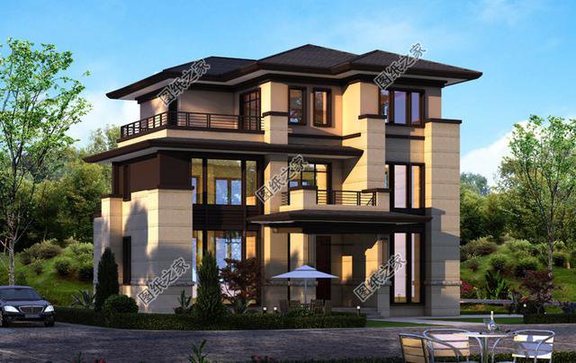 2024農(nóng)村新款中式別墅圖，古典與時尚碰撞，理想中的家