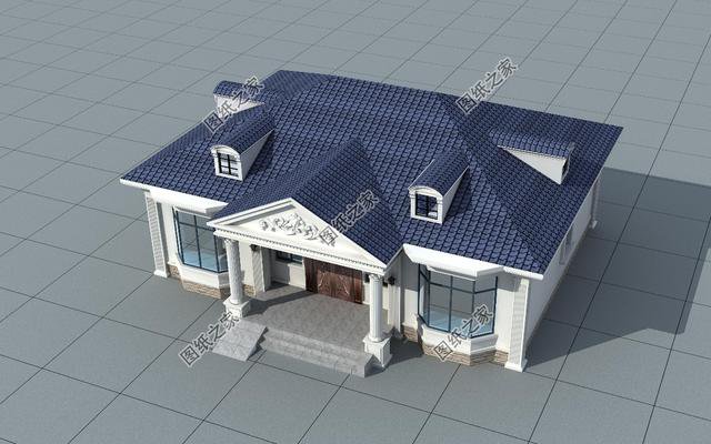 農(nóng)村一層平房圖片，適合養(yǎng)老，經(jīng)濟(jì)實(shí)惠，十五萬就能蓋成