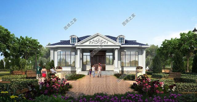 農(nóng)村一層平房圖片，適合養(yǎng)老，經(jīng)濟(jì)實(shí)惠，十五萬就能蓋成