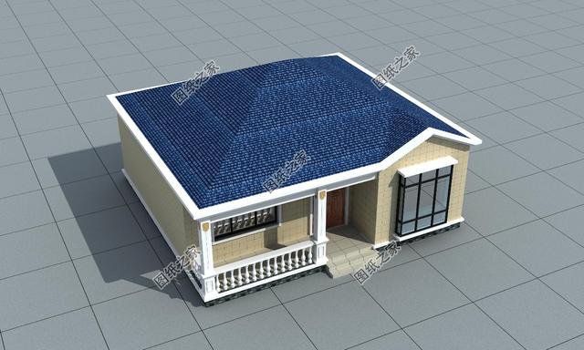 農(nóng)村一層平房圖片，適合養(yǎng)老，經(jīng)濟(jì)實(shí)惠，十五萬就能蓋成