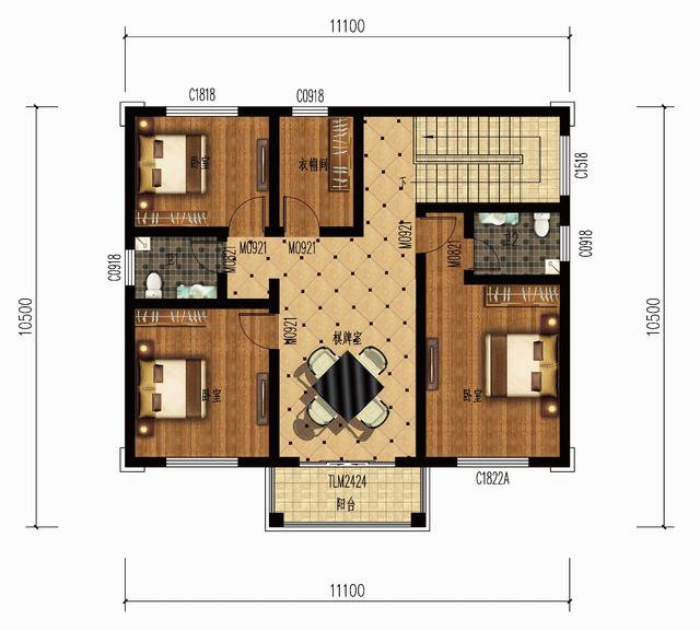 農(nóng)村普通樓房二層，好看接地氣，尤其是最后一套，美到骨子里