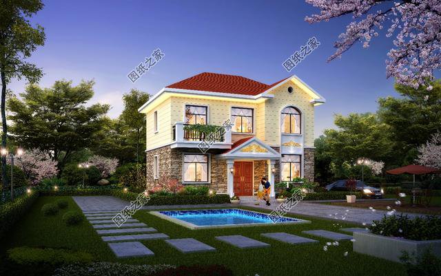 九十平米農(nóng)村房屋圖，家里地小的，現(xiàn)在不建還等何時