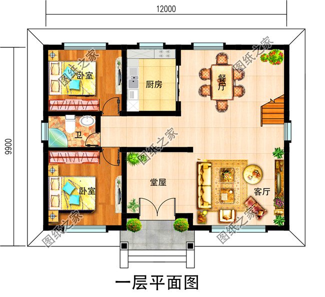 農村口袋里錢不多，建房就看這五套戶型，預算20萬農村建房設計圖