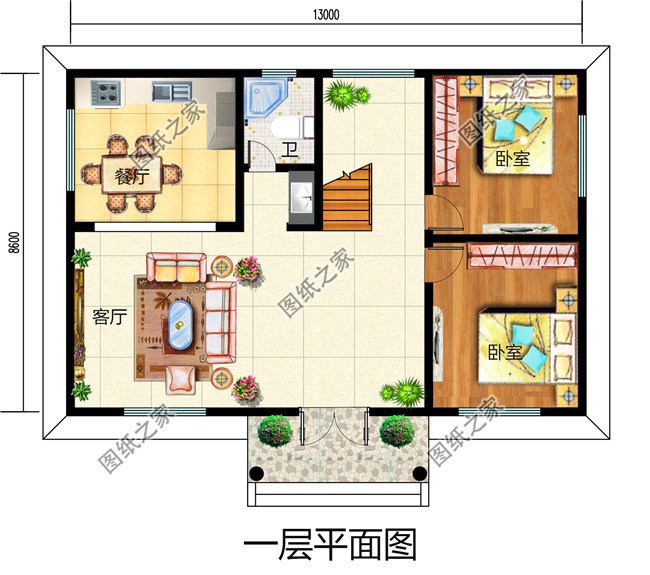 農村口袋里錢不多，建房就看這五套戶型，預算20萬農村建房設計圖