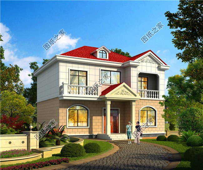 經(jīng)濟(jì)實(shí)用型農(nóng)村15萬元二層小樓圖，造價(jià)低，值得建造！