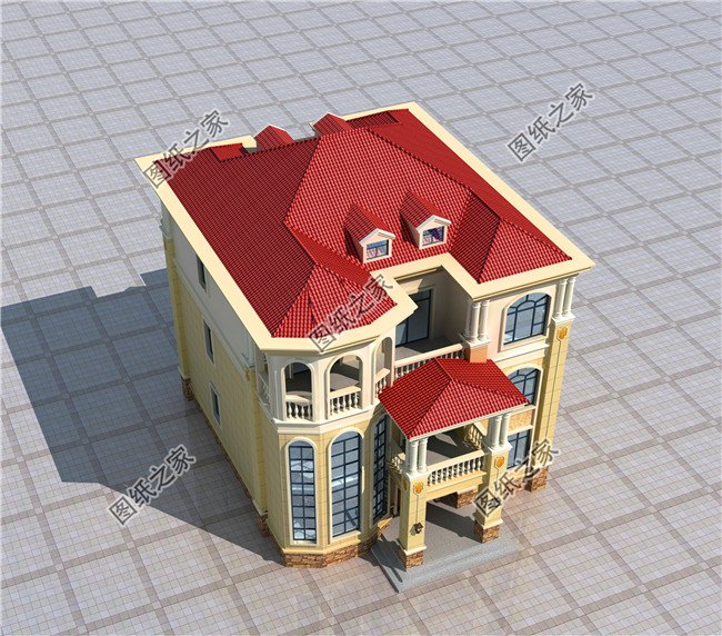 獨棟三層別墅這樣建，絕對沒有人敢說你土，奢華大氣，圖紙快快收藏好