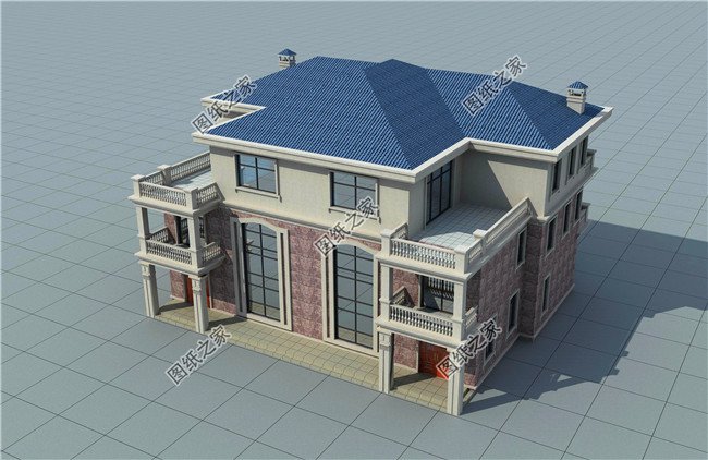 兄弟雙拼四間三層別墅設(shè)計(jì)圖，這樣建感情更親近，4套戶型外觀全都是精品