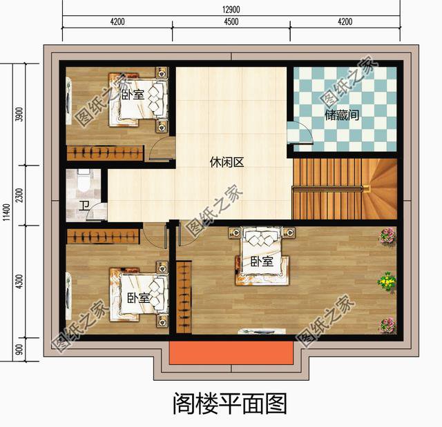 鄉(xiāng)下一層半房子設(shè)計(jì)圖，既省錢又住的舒適，可以給父母蓋養(yǎng)老房