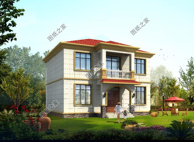 農(nóng)村簡(jiǎn)單二層自建房，80后建房首選，鄰居紛紛來圍觀