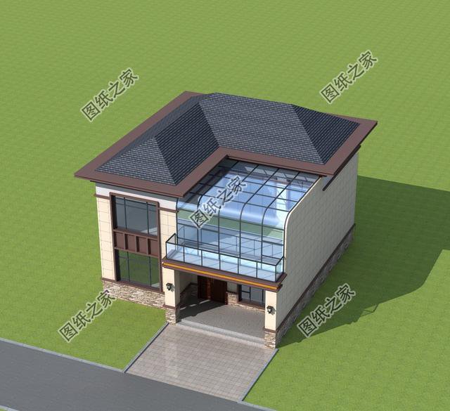 農(nóng)村簡(jiǎn)單二層自建房，80后建房首選，鄰居紛紛來圍觀