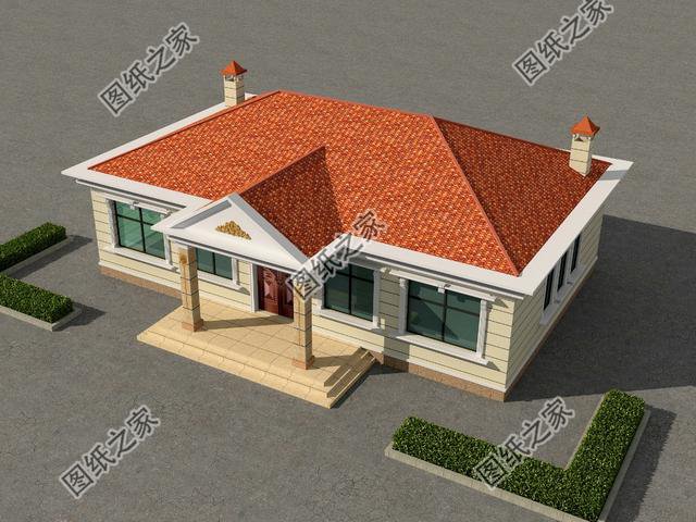 四室兩廳兩衛(wèi)自建房效果圖，家里人多也不怕，養(yǎng)老房首選建造