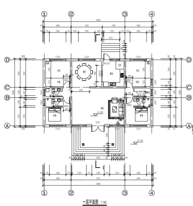 四室兩廳兩衛(wèi)自建房效果圖，家里人多也不怕，養(yǎng)老房首選建造