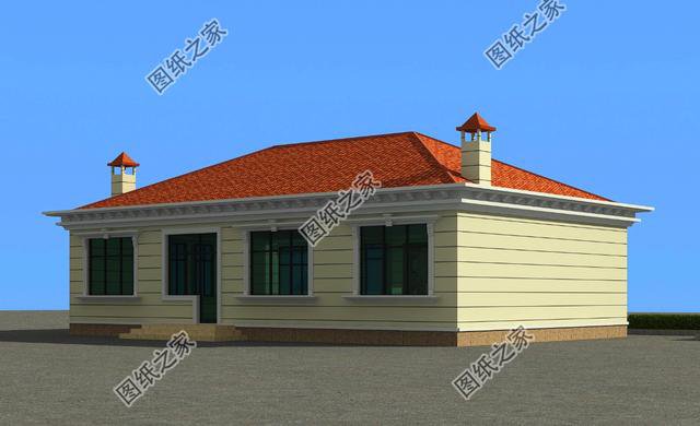 四室兩廳兩衛(wèi)自建房效果圖，家里人多也不怕，養(yǎng)老房首選建造