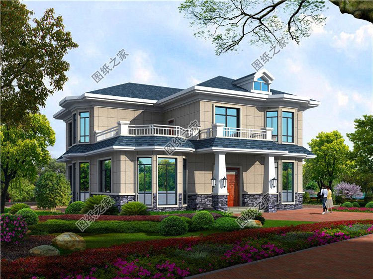 4款磚混二層別墅圖，建房師傅都說好，每款都是精品，住農(nóng)村就是好