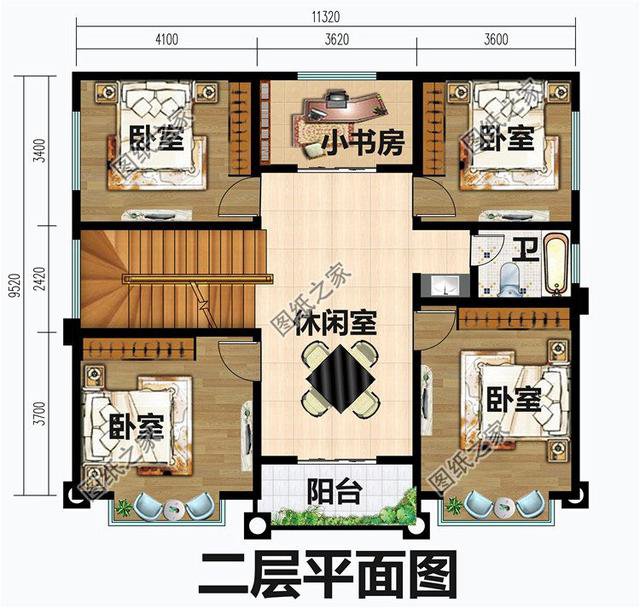 二層半帶露臺(tái)自建房圖片，這樣的房子三代不過(guò)時(shí)，建么