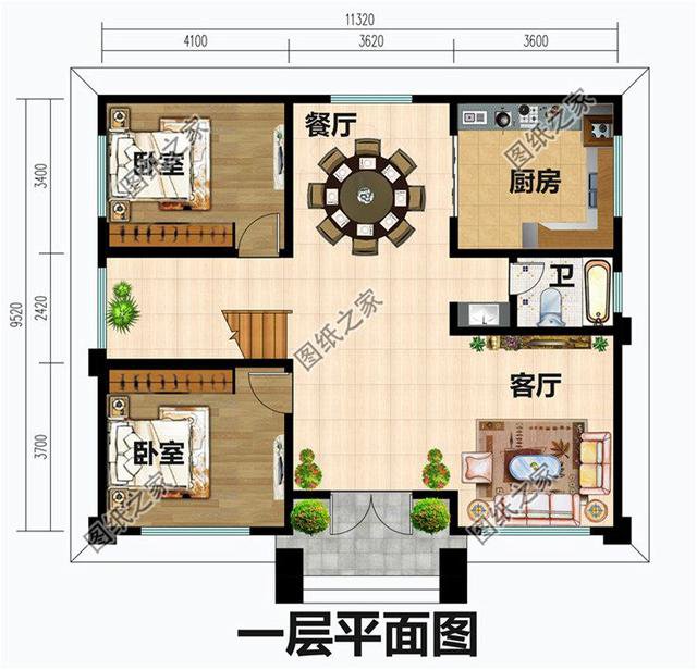 二層半帶露臺(tái)自建房圖片，這樣的房子三代不過(guò)時(shí)，建么
