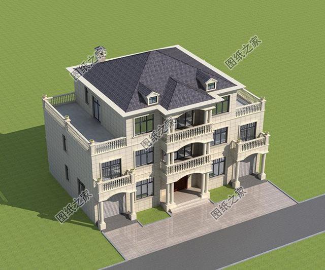 高檔三層豪華別墅圖片，在家鄉(xiāng)成就一道靚麗的風(fēng)景線(xiàn)