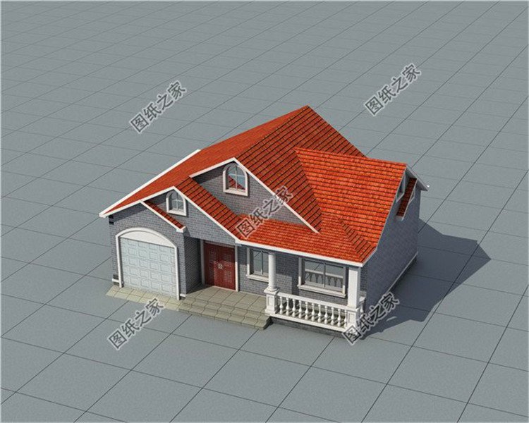 農(nóng)村一層半最美房屋效果圖，簡直美的不能再美了，第一套是首選