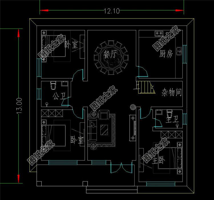農(nóng)村一層半最美房屋效果圖，簡直美的不能再美了，第一套是首選