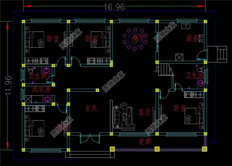農(nóng)村一層半最美房屋效果圖，簡直美的不能再美了，第一套是首選