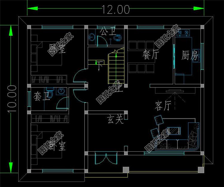 農(nóng)村一層半最美房屋效果圖，簡直美的不能再美了，第一套是首選